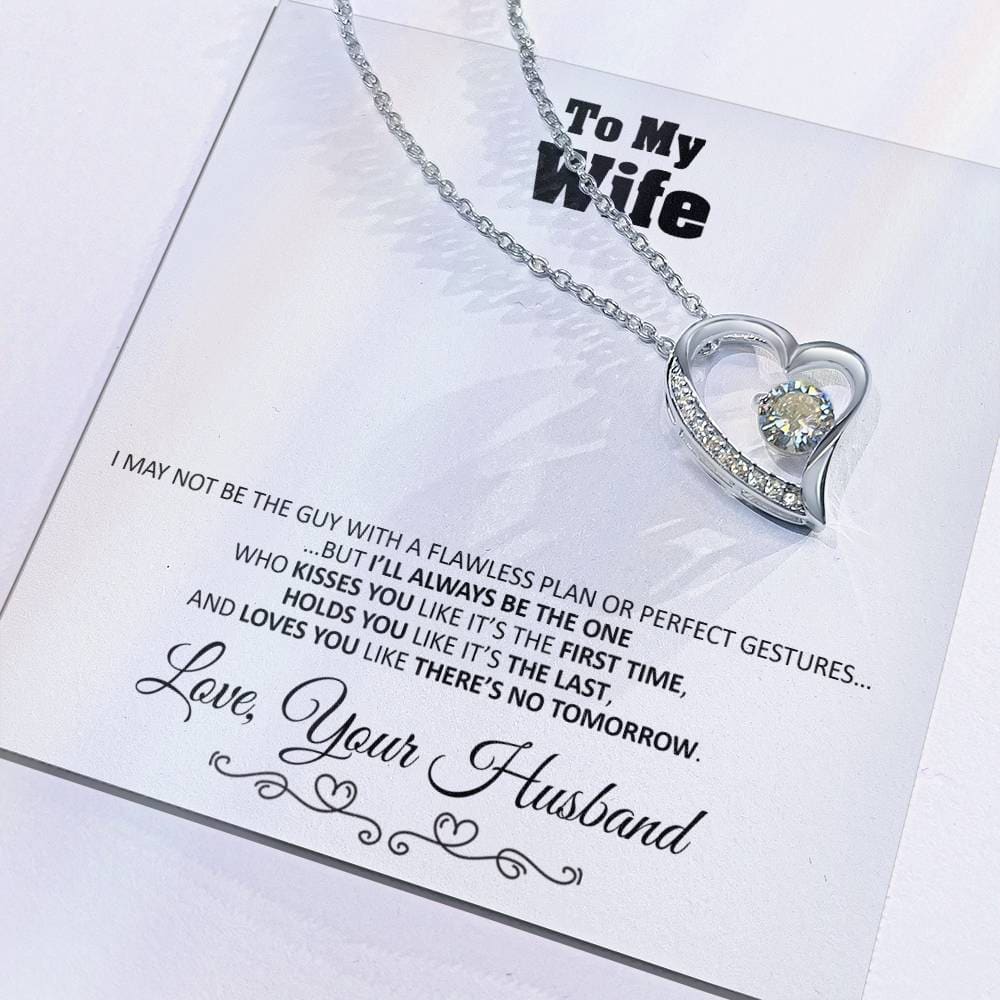 To my Wife - Love you Like There’s no Tomorrow - Forever Love Necklace Gift - Jewelry 4