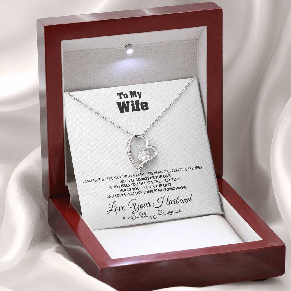 To my Wife - Love you Like There’s no Tomorrow - Forever Love Necklace Gift - Jewelry 13