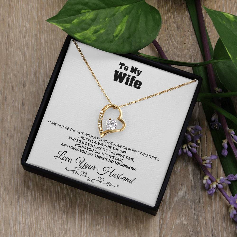 To my Wife - Love you Like There’s no Tomorrow - Forever Love Necklace Gift - Jewelry 7