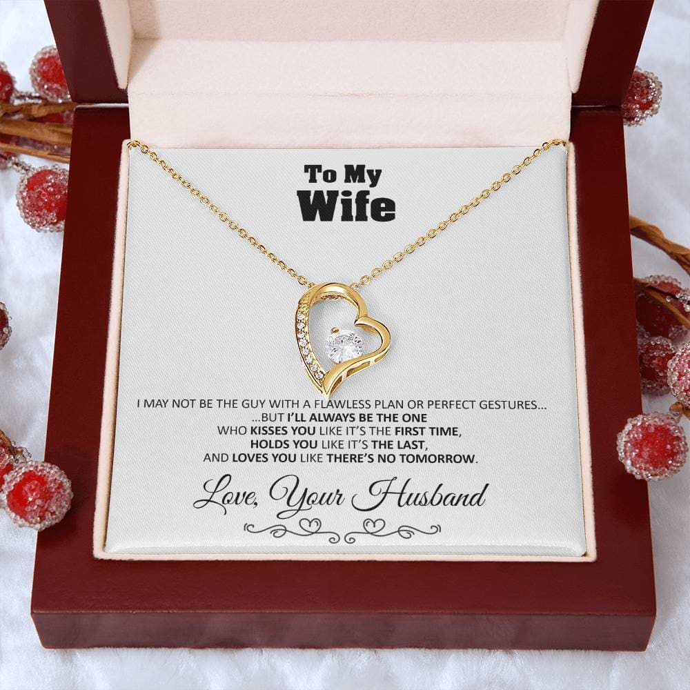 To my Wife - Love you Like There’s no Tomorrow - Forever Love Necklace Gift - Jewelry 53