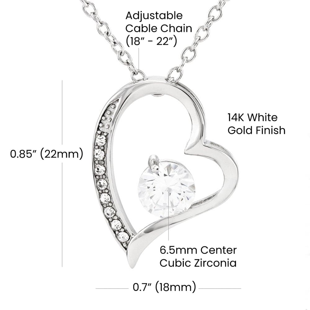 To my Wife - Love you Like There’s no Tomorrow - Forever Love Necklace Gift - Jewelry 27