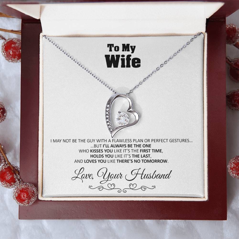 To my Wife - Love you Like There’s no Tomorrow - Forever Love Necklace Gift - Jewelry 9