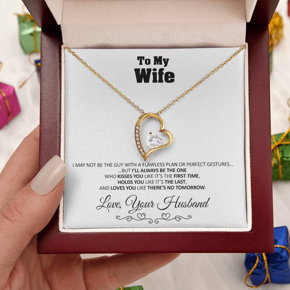 To my Wife - Love you Like There’s no Tomorrow - Forever Love Necklace Gift - Jewelry 51