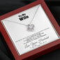 To my Wife - Love you Like There’s no Tomorrow - Love Knot Necklace Gift - Jewelry 31