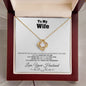 To my Wife - Love you Like There’s no Tomorrow - Love Knot Necklace Gift - Jewelry 35