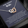 Amazing Wife - Hearts as One - Interlocking Hearts Necklace - Jewelry 1