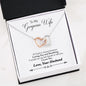 Husband to Wife last Breath Interlocking Hearts Necklace - Interlocking Heart Insert Template - Jewelry 2