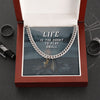 Life is too Short to Play Small - Cuban Link Chain Necklace - Cuban Link Chain (stainless Steel) - Jewelry 1