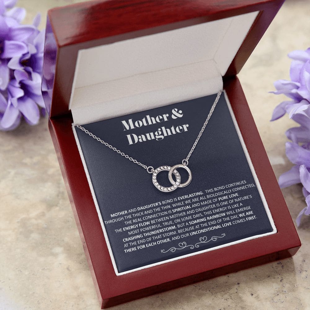 Mother Daughter Necklace,gifts For Mom,mom Necklace,mom Gift Daughter Gift,jewelry For Mom,infinity Necklace Christmas Gift From Daughter - 