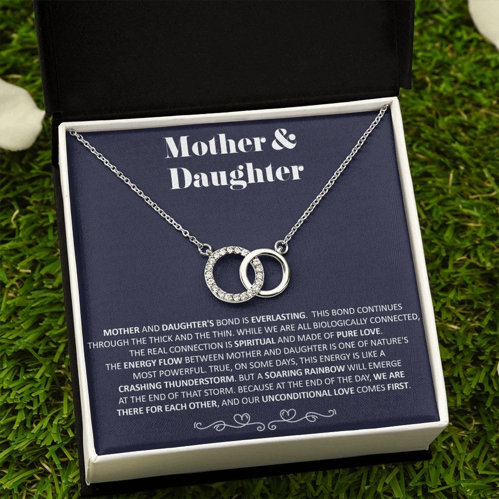 Mother Daughter Necklace,gifts For Mom,mom Necklace,mom Gift Daughter Gift,jewelry For Mom,infinity Necklace Christmas Gift From Daughter - 