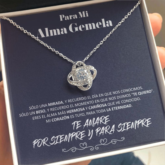 Para Mi Alma Gemela - Una Mirada - Love Knot Necklace - Standard Box - Jewelry 1