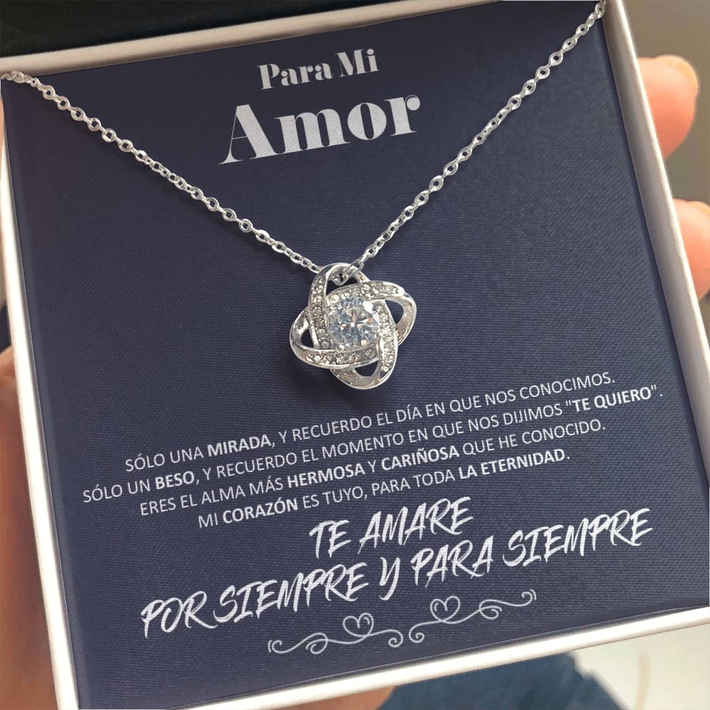 Para Mi Amor - Una Mirada - Love Knot Necklace - Standard Box - Jewelry 1
