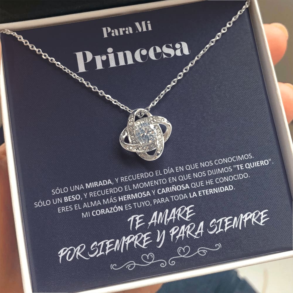 Para Mi Princesa - Una Mirada - Love Knot Necklace - Standard Box - Jewelry 1