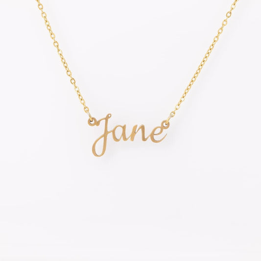 Personalized Name Necklace Custom Name Necklace Script Name Necklace Mothers Day Jewelry Gift For Her Personalized Gift - Jewelry 1