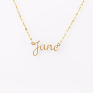 Personalized Name Necklace Custom Name Necklace Script Name Necklace Mothers Day Jewelry Gift For Her Personalized Gift - Jewelry 1
