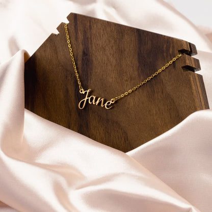 Personalized Name Necklace Custom Name Necklace Script Name Necklace Mothers Day Jewelry Gift For Her Personalized Gift - Gold - Jewelry 2