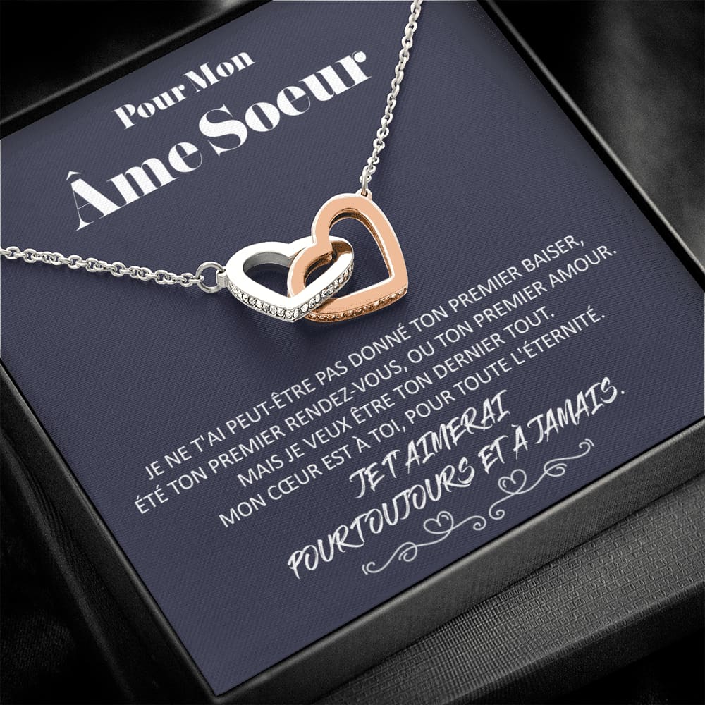 Pour Mon âme Soeur - Dernier Tout - Interlocking Hearts Necklace - Jewelry 1