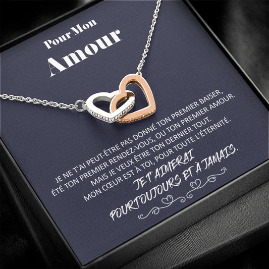 Pour Mon Amour - Dernier Tout - Interlocking Hearts Necklace - Jewelry 1