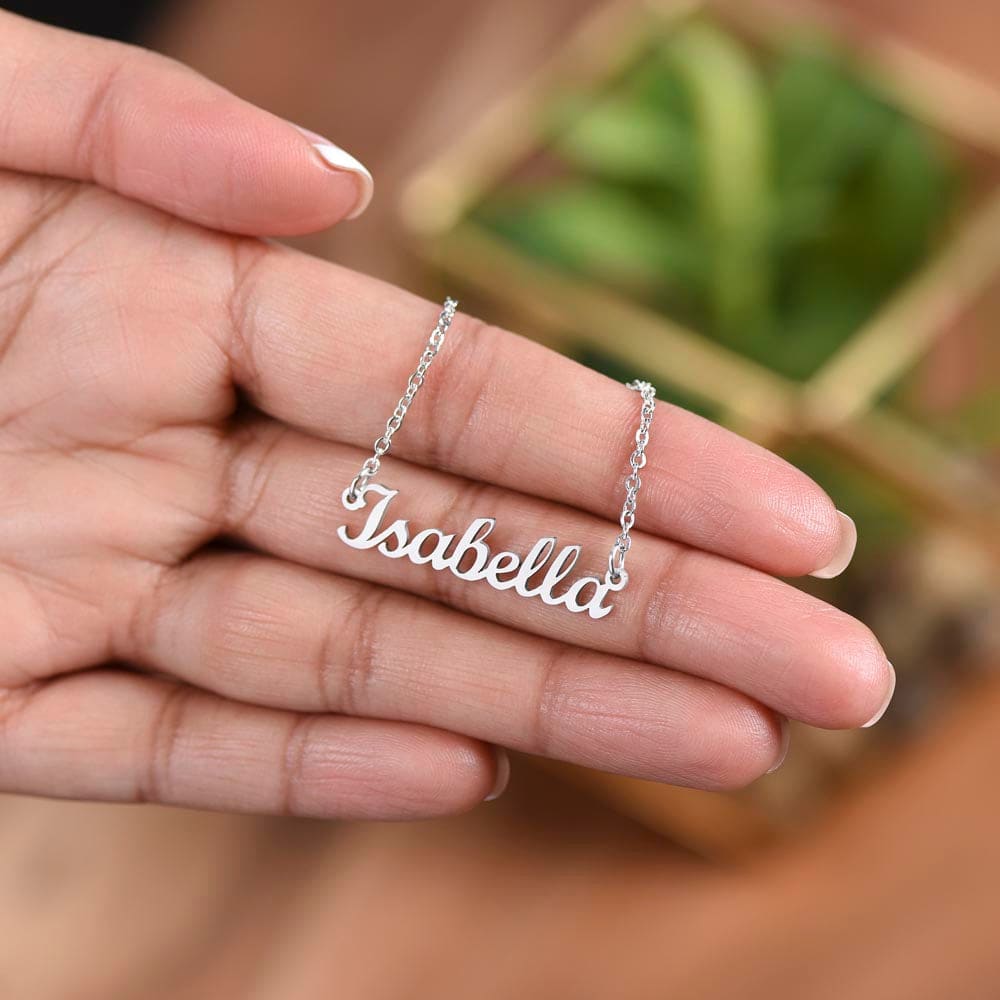 Soulmate Personalized Name Necklace Script Name Necklaces Custom Name Necklace Gift For Her Personalized Gift - Jewelry 4