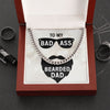 To my Badass Bearded Dad - Cuban Link Chain Necklace - Cuban Link Chain (stainless Steel) - Jewelry 1