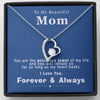 To my Beautiful Mom - Priceless Jewel - Forever Love Necklace - Standard Box - Jewelry 1