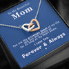 To my Beautiful Mom - Priceless Jewel - Interlocking Hearts Necklace - Standard Box - Jewelry 1