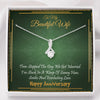 To my Beautiful Wife - Time Stopped - Anniversary Gift - Alluring Beauty Necklace - Standard Box - Jewelry 1