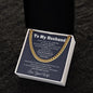 To My Husband Cuban Chain Necklace Husband Birthday Gift Romantic Gift For Husband Unique Anniversary Gift For Husband - Jewelry 6