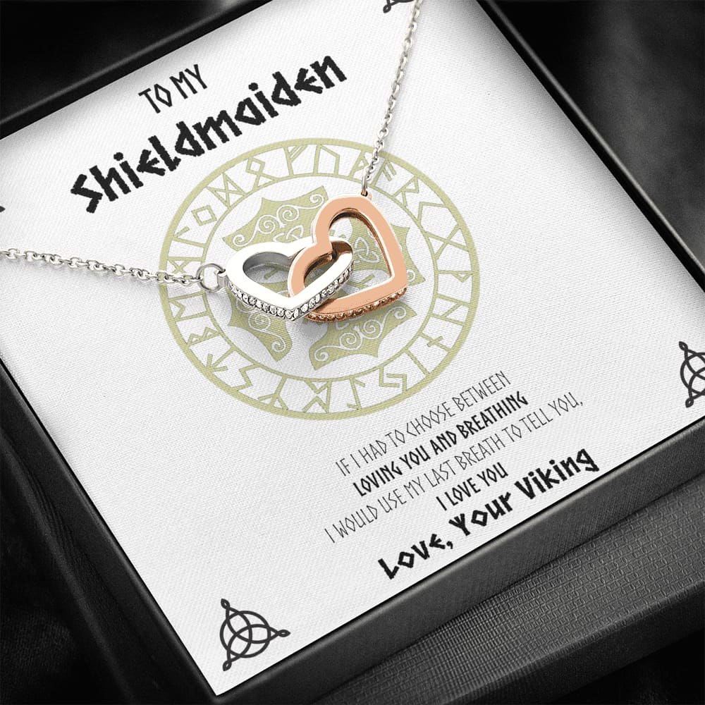 To my Shieldmaiden 2 - Interlocking Hearts Necklace - Standard Box - Jewelry 1