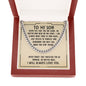 To my Son - never Feel that you are alone - Cuban Link Chain Necklace - Jewelry 17