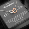 To my Soulmate - my always and Forever- Interlocking Hearts Necklace - Standard Box - Jewelry 1