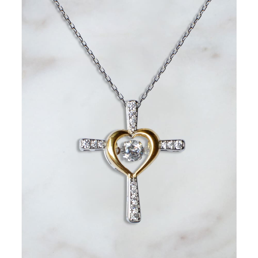 To my Soulmate - Cross Heart - your last everything Necklace - Cross Dancing Necklace - Precious Jewelry 8