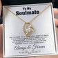To My Soulmate Eyes That Shine Necklace Gift Soulmate Birthday Gift Soulmate Anniversary Gift Christmas Gift Valentine’s Day Gift - Jewelry
