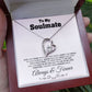 To My Soulmate Eyes That Shine Necklace Gift Soulmate Birthday Gift Soulmate Anniversary Gift Christmas Gift Valentine’s Day Gift - Jewelry