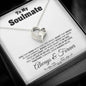 To My Soulmate Eyes That Shine Necklace Gift Soulmate Birthday Gift Soulmate Anniversary Gift Christmas Gift Valentine’s Day Gift - Jewelry
