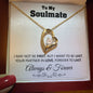 To My Soulmate Forever To Last Necklace Gift Soulmate Birthday Gift Soulmate Anniversary Gift Christmas Gift Valentine’s Day Gift - Jewelry