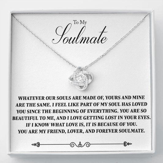 To my Soulmate - Forever Soulmate - Love Knot Necklace - Standard Box - Jewelry 1