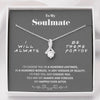 To my Soulmate - Happily ever after - Gray - Alluring Beauty Necklace - Standard Box - Jewelry 1