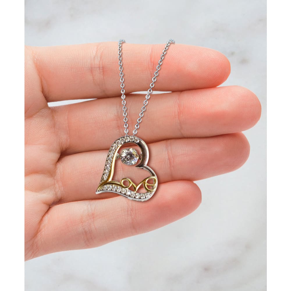 To my Soulmate - Love Heart - your last everything Necklace - Love Dancing Necklace - Precious Jewelry 2