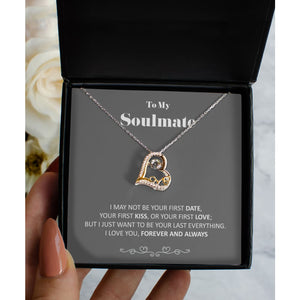 To my Soulmate - Love Heart - your last everything Necklace - Love Dancing Necklace - Precious Jewelry 1