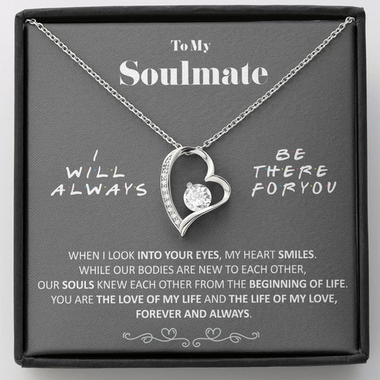 To my Soulmate - Love of my Life - Gray - Forever Love Necklace - Standard Box - Jewelry 1