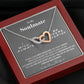 To my Soulmate - Love of my Life - Interlocking Hearts Necklace - Mahogany Style Luxury Box - Jewelry 4