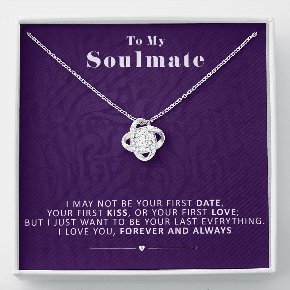 To my Soulmate - Purple - last everything - Love Knot Necklace - Standard Box - Jewelry 1