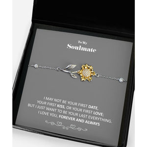 To my Soulmate -sunflower Bracelet - your last everything - Sunflower Bracelet - Precious Jewelry 5