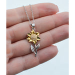 To my Soulmate - Sunflower - your last everything Necklace - Sunflower Pendant Necklace - Precious Jewelry 2