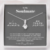 To my Soulmate - you are my Love - Gray - Alluring Beauty Necklace - Standard Box - Jewelry 1