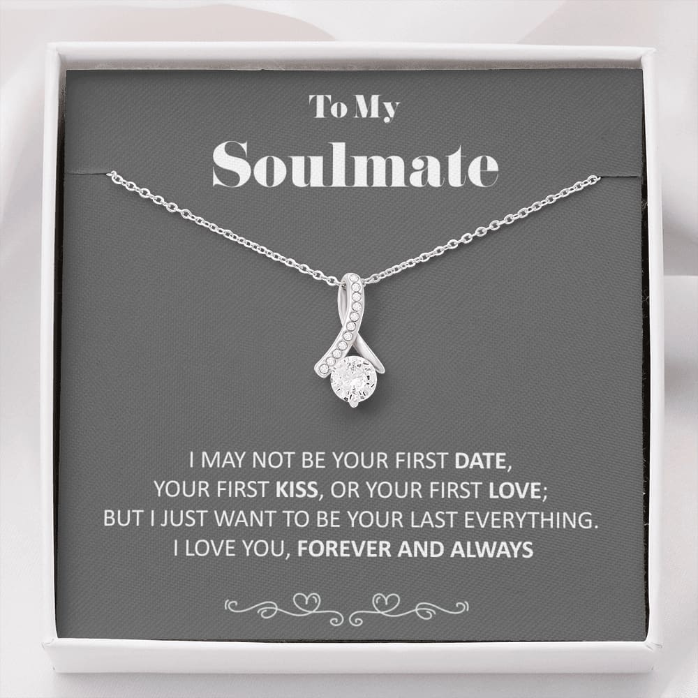 To my Soulmate - your last everything - Gray - Alluring Beauty Necklace - Standard Box - Jewelry 1