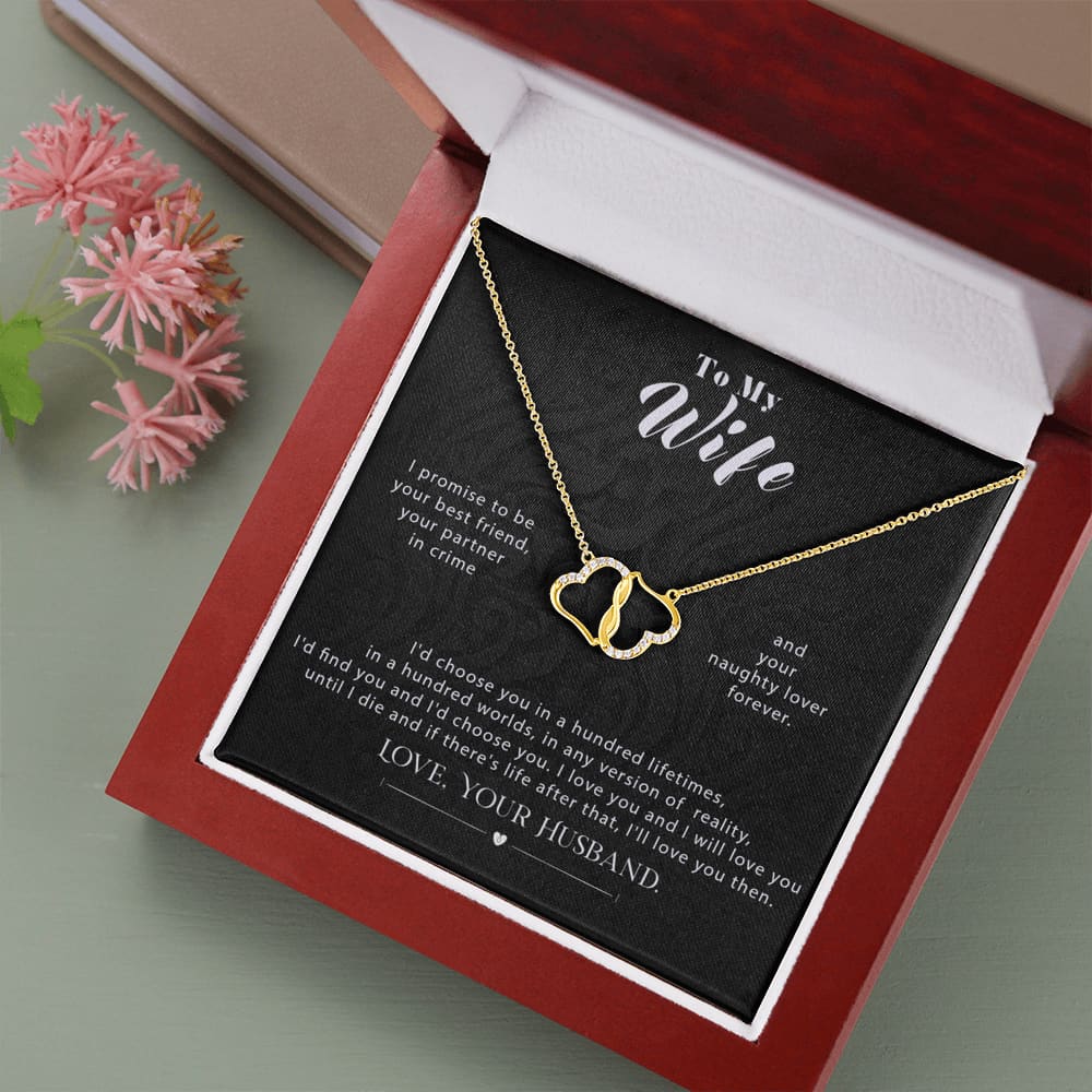 To my Wife- i Promise - Everlasting Love Necklace - Jewelry 1