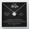 To my Wife - i Promise - Love Knot Necklace - Standard Box - Jewelry 1