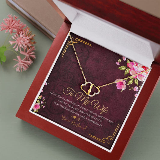 To my Wife - Love you Enormously - Anniversary - Everlasting Love Necklace - Jewelry 1